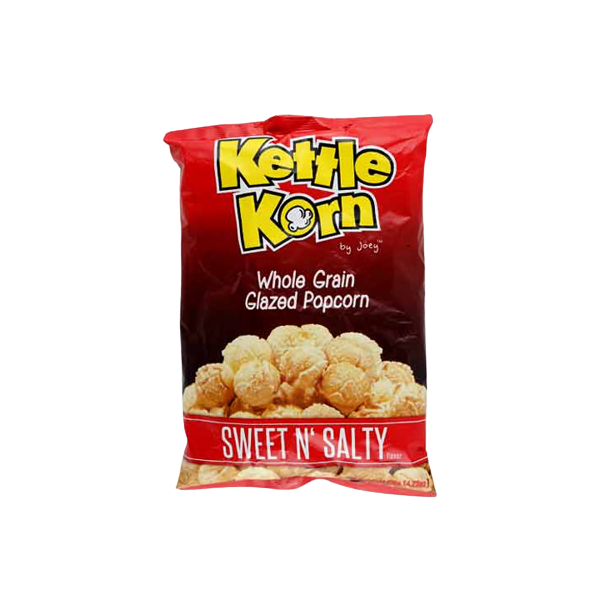 KETTLE KORN Whole Grain Glazed Popcorn Sweet N' Salty 120g 1's price in